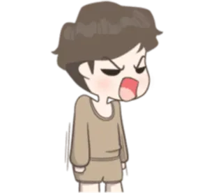 😫 Dibujos animados, Enfadado, Molesto, Personaje, Animación telegram sticker