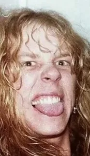 😝 James Hetfield Metal, Musicista, Faccia, Smorfia, Lingua telegram sticker