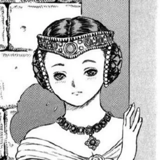 ➿ prinses, tiara, manga, anime, middeleeuwen telegram sticker