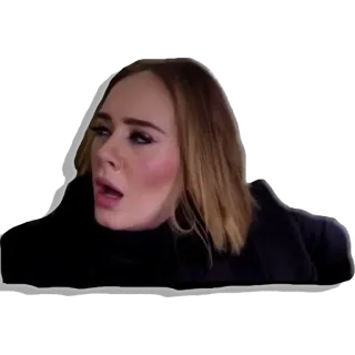 😳 Adele cantor, músico, pop, celebridade, Adele telegram sticker