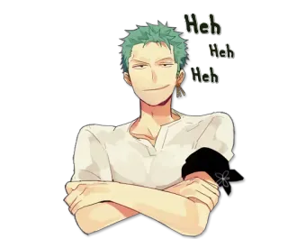 😏 Zoro Heh
Heh
Heh anime, manga, one piece, character, roronoa zoro telegram sticker