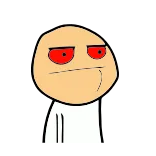 🖕 Mème, Colère, Visage, Dessin animé, Expression whatsapp sticker