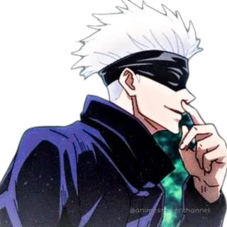 🤔 Satoru Gojo Jujutsu Kaisen @animestickerchannel Anime, Personnage, Gojo, Satoru Gojo, Jujutsu Kaisen telegram sticker