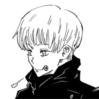🍣 Kokichi Muta Jujutsu Kaisen Anime, Manga, Personaggio, Jujutsu Kaisen, Kokichi Muta, Mechamaru telegram sticker