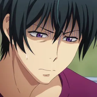 ⚓️ anime, mangá, personagem, preocupado, triste telegram sticker