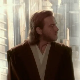 💫 Obi-Wan Kenobi Star Wars obi-wan kenobi, jedi, star wars, ewan mcgregor, character, movie telegram sticker