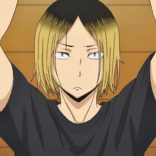😒 Kenma Kozume Haikyuu!! Anime, Kenma, Haikyuu, Volleyball, Charakter telegram sticker