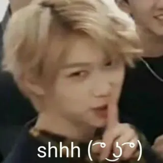 😏 shhh (͡° ͜ʖ ͡°) 嘘, 安静, 表情包, 搞笑, 姿势, 手指, 表情 telegram sticker
