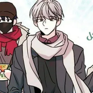 🍚 Anime, Manga, Ilustrasi, Karakter, Syal, Orang telegram sticker