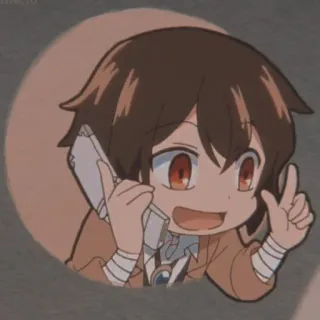 😇 Animé, Dessin animé, Chibi, Personnage, Mignon whatsapp sticker