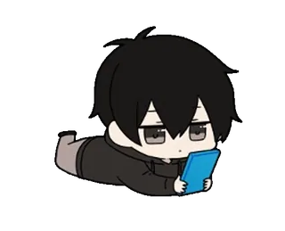 📱 Anime, Chibi, Chico, Gaming, Digital, Dibujos animados, Personaje telegram sticker