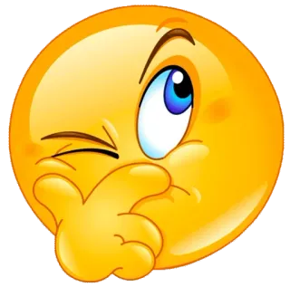 🤔 emoji, thinking, pondering, question, doubt, face, yellow, expression whatsapp sticker