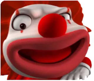 🤡 Clown, rote Nase, gruselig, Cartoon, böse, lustig, unheimlich whatsapp sticker