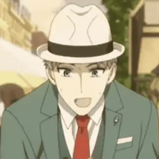 😅 Loid Forger Spy × Family Anime, Personaggio, Loid Forger, Spy × Family telegram sticker