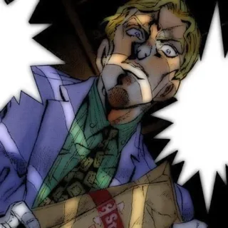 🐈‍⬛ Yoshikage Kira JoJo's Bizarre Adventure Anime, Manga, Jojo, Kira, Yoshikage Kira telegram sticker