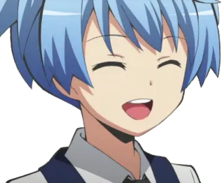 😃 Nagisa Shiota Assassination Classroom Anime, Personaggio, Nagisa Shiota, Assassination Classroom telegram sticker