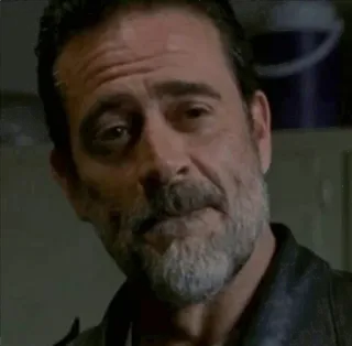 😌 Negan The Walking Dead ходячие мертвецы, ниган, злодей, сериал, персонаж whatsapp sticker
