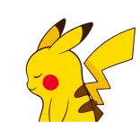 💕 Pikachu Pikachu, Pokémon, dessin animé, mignon, jaune, animé, jeu whatsapp sticker
