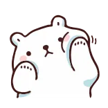 🐼 bear, cute, sticker, adorable, animal telegram sticker