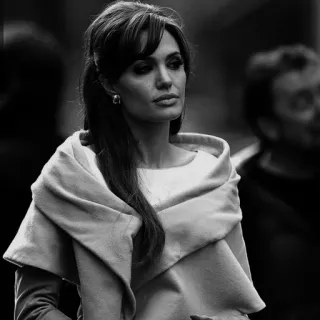 🗻 Angelina Jolie attrice, donna, ritratto, celebrità telegram sticker