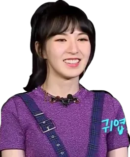 😀 귀엽군 человек, женщина, милый, корейский telegram sticker