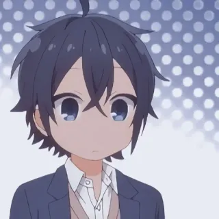 🖤 动漫, 男孩, 可爱, 漫画, 角色, 堀与宫村 telegram sticker