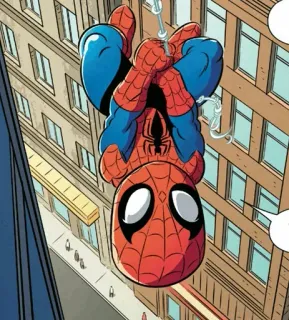 🕸 Spider-Man super-herói, Marvel, quadrinhos, Homem-Aranha, personagem telegram sticker