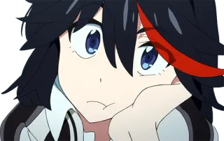 😕 Ryuko Matoi Kill la Kill Anime, Kill la Kill, Ryuko Matoi, Cartone animato, Personaggio, Animazione whatsapp sticker