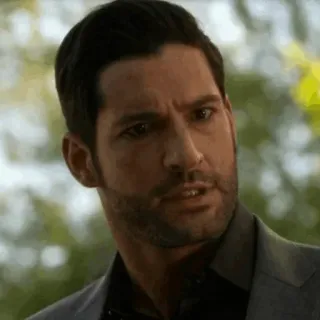 😕 Lucifer Morningstar Lucifer телешоу, сверхъестественное, Fox, Netflix telegram sticker