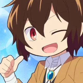 🖤 Anime, Chibi, Charakter, Cartoon whatsapp sticker
