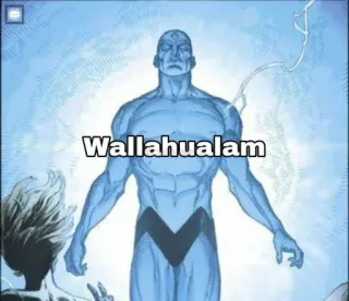 😇 Dr. Manhattan Watchmen Wallahualam telegram sticker