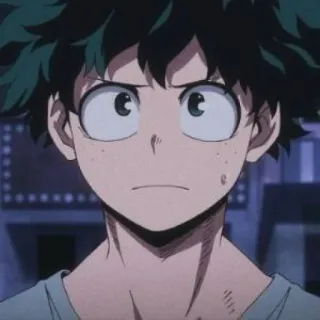 🥦 Izuku Midoriya My Hero Academia Anime, My Hero Academia, Izuku Midoriya, Deku, Eroe, Manga telegram sticker