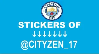 @SCHUZB + Manchester City telegram stickers