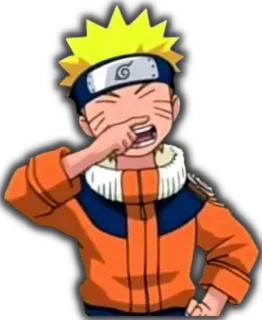 🙃 Naruto naruto, anime, dibujos animados, ninja, gracioso telegram sticker