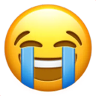 😭 emoji, laughing, crying, tears, happy, joy whatsapp sticker