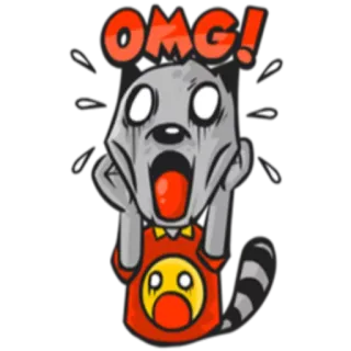 Руби Енот @StikerDi whatsapp stickers