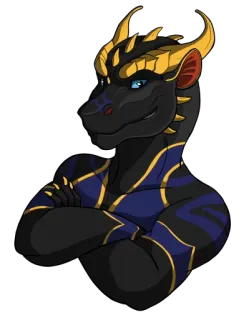 😉 dragão, furry, fantasia, antro, desenho animado telegram sticker