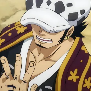 🫀 Trafalgar Law One Piece Anime, Charakter, One Piece, Trafalgar Law telegram sticker
