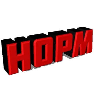 😌 HOPM whatsapp sticker