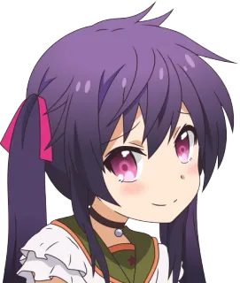 😊 anime, girl, cartoon, character, cute, portrait telegram sticker