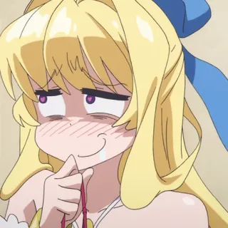 🔮 anime, karakter, ekspresi, sombong, imut telegram sticker
