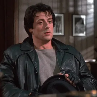 🥀 Rocky Balboa Rocky sylvester stallone, boxer, movie, fighter, actor telegram sticker
