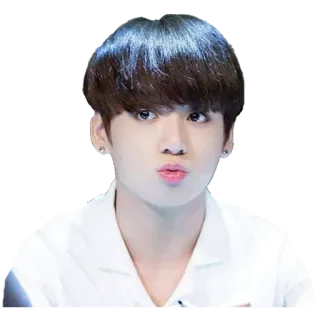 😗 Jungkook K-Pop, Sänger, Promi, Porträt, Jungkook, BTS, Koreanisch telegram sticker
