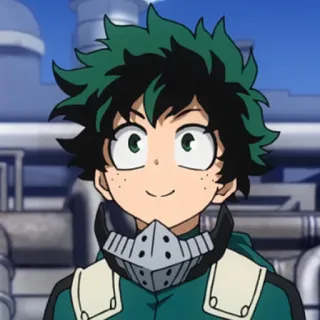 🥦 Izuku Midoriya My Hero Academia anime, my hero academia, deku, izuku midoriya telegram sticker