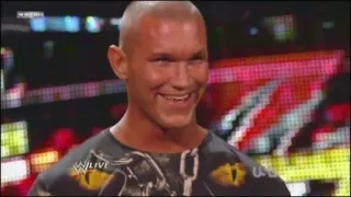 😆 Randy Orton WWE wrestler, sports, man, bald, smiling telegram sticker