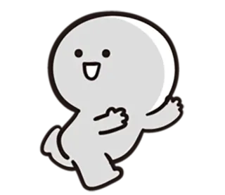 ❤ การ์ตูน, ตัวละคร, มีความสุข, น่ารัก, วิ่ง whatsapp sticker