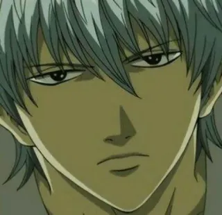🍧 Sakata Gintoki Gintama 애니메이션, 만화, 은혼, 사카타 긴토키 telegram sticker