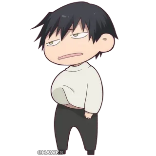 😩 @HAWKS Anime, Chibi, Manga, Charakter, Cartoon telegram sticker