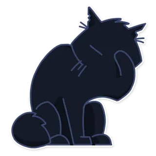 🤦‍♂️ cat, sad, upset, depressed, crying, animal, cute telegram sticker
