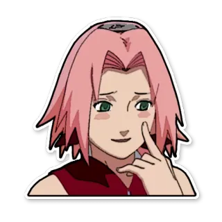 😊 Sakura Haruno Naruto Anime, Dessin animé, Personnage, Sakura, Naruto telegram sticker